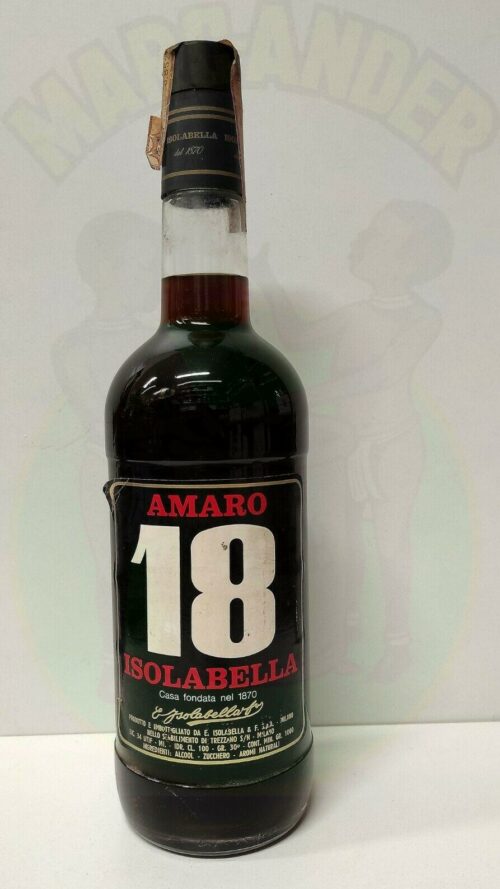 Amaro 18 Isolabella Vintage Enoteca Batani Andrea Torrefazione bottiglie Siena