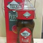 bottiglia di Pesche all'Amaretto Liquore Toschi