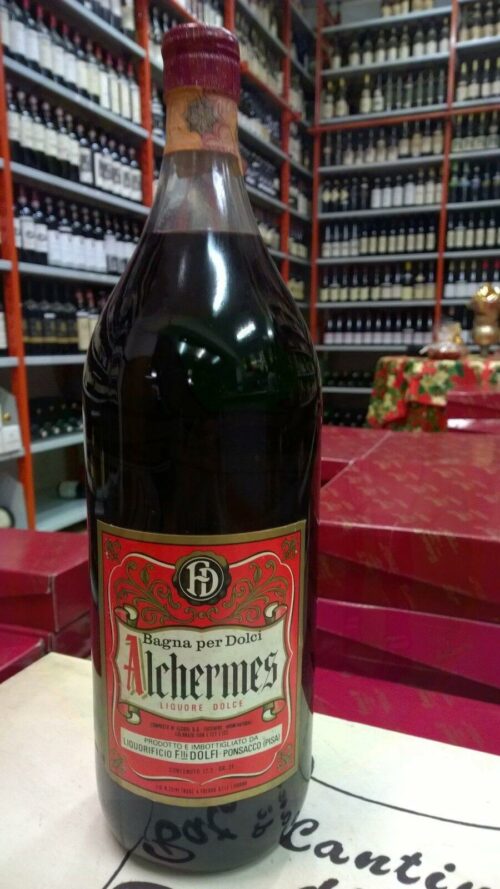 Alchermes Dolfi Enoteca Batani Andrea Torrefazione bottiglie Siena
