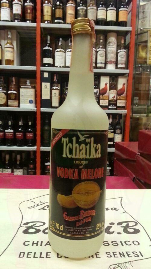 Vodka Tchaika melone Vintage Enoteca Batani Andrea Torrefazione bottiglie Siena