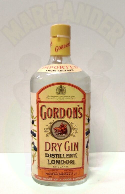 Gordon's Dry gin vintage Enoteca Batani Andrea Torrefazione bottiglie Siena