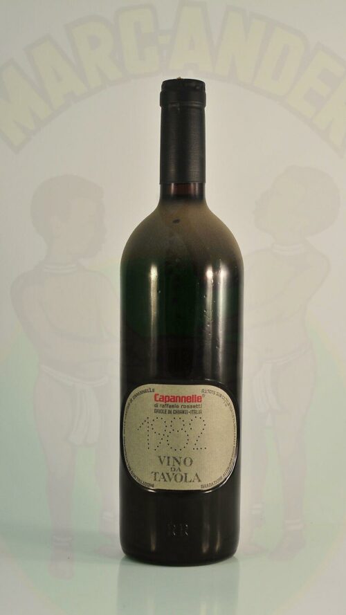 Capannelle 1982 Enoteca Batani Andrea Torrefazione bottiglie Siena