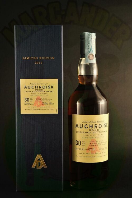 Whisky Auchroisk 30 anni Scozia Enoteca Batani Andrea Torrefazione bottiglie Siena