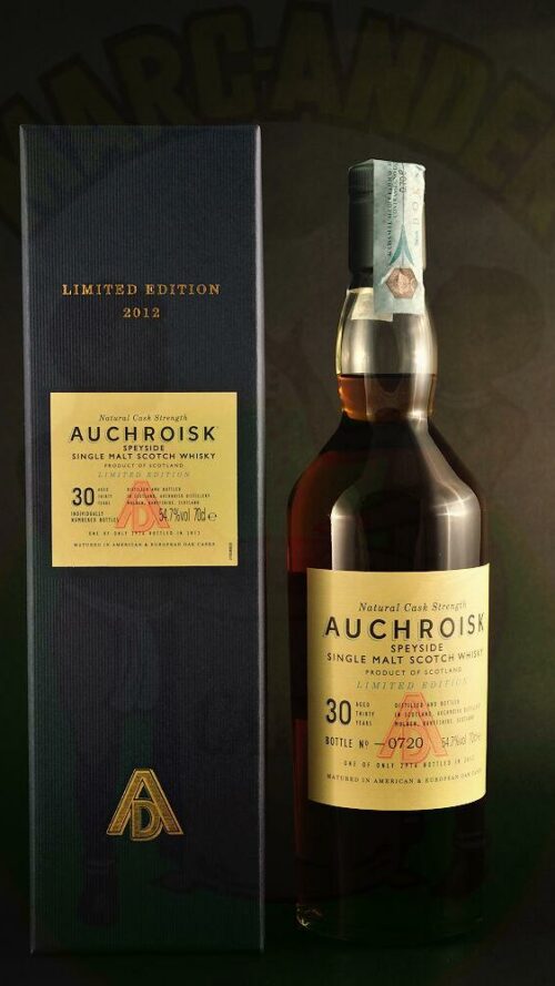 Whisky Auchroisk 30 anni Scozia Enoteca Batani Andrea Torrefazione bottiglie Siena