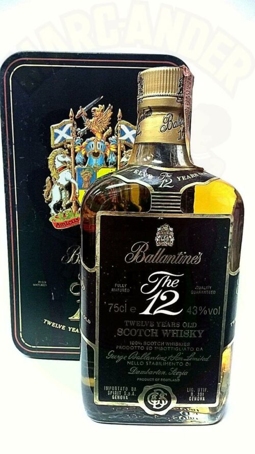 Whisky Ballantine's 12 anni Vintage Scozia Enoteca Batani Andrea Torrefazione bottiglie Siena