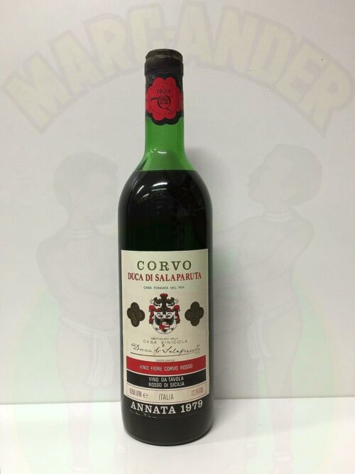 Vino Corvo Duca di Salaparuta 1979 Enoteca Batani Andrea Torrefazione bottiglie Siena