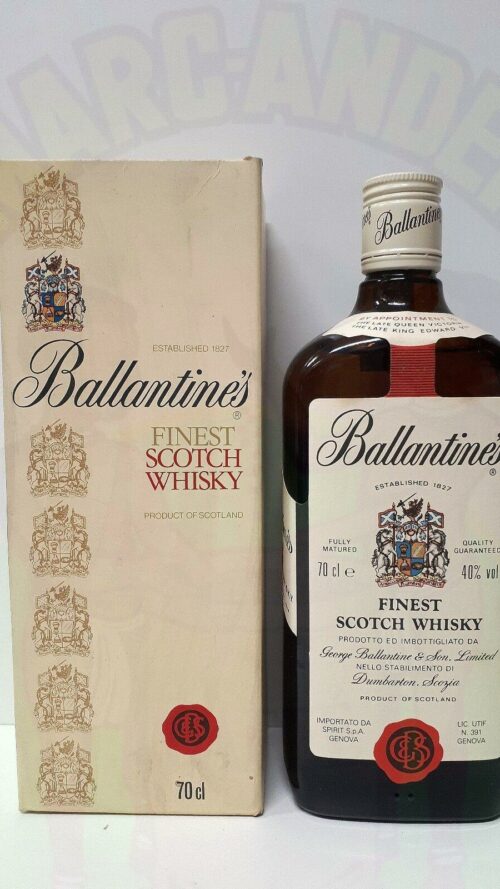 Whisky Ballantine's Vintage Scozia Enoteca Batani Andrea Torrefazione bottiglie Siena