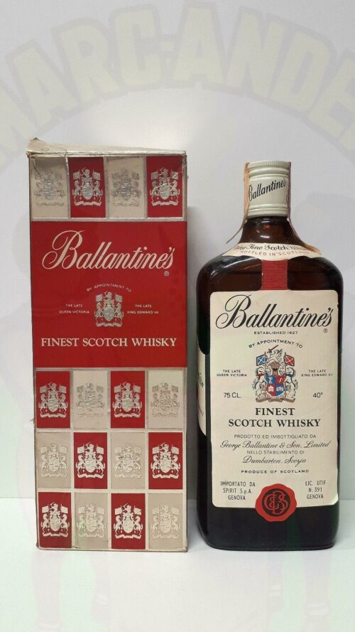 Whisky Ballantine's Vintage Scozia Enoteca Batani Andrea Torrefazione bottiglie Siena