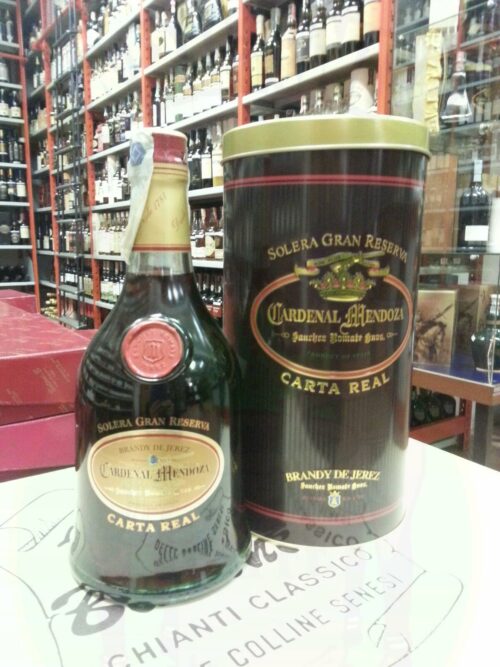 Brandy Cardenal Mendoza Carta Real Enoteca Batani Andrea Torrefazione bottiglie Siena