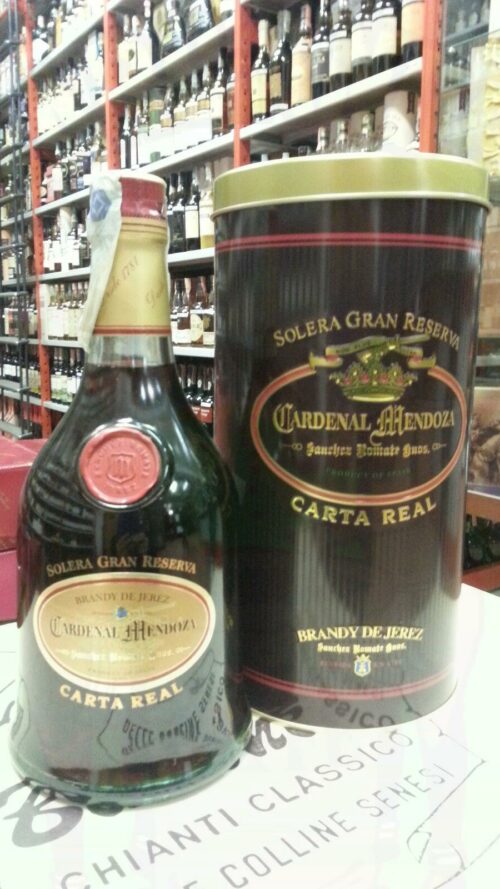 Brandy Cardenal Mendoza Carta Real Enoteca Batani Andrea Torrefazione bottiglie Siena