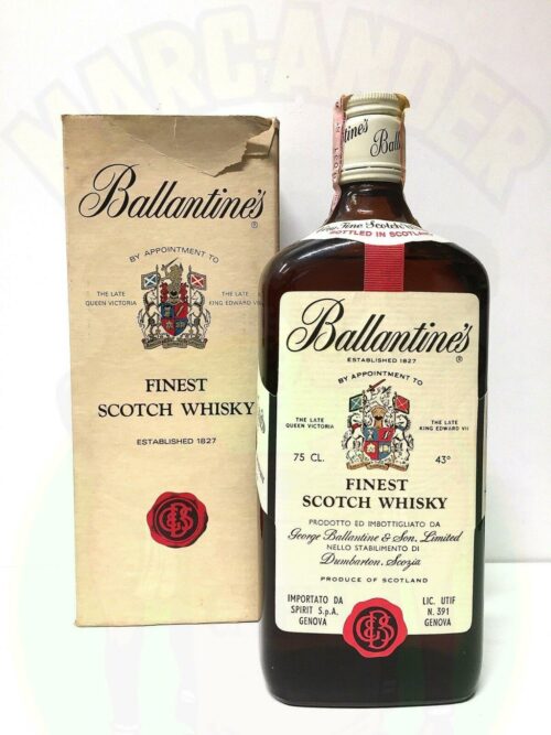 Whisky Ballantine's Vintage Scozia Enoteca Batani Andrea Torrefazione bottiglie Siena