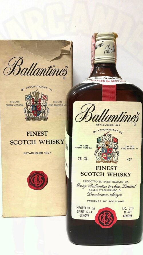 Whisky Ballantine's Vintage Scozia Enoteca Batani Andrea Torrefazione bottiglie Siena