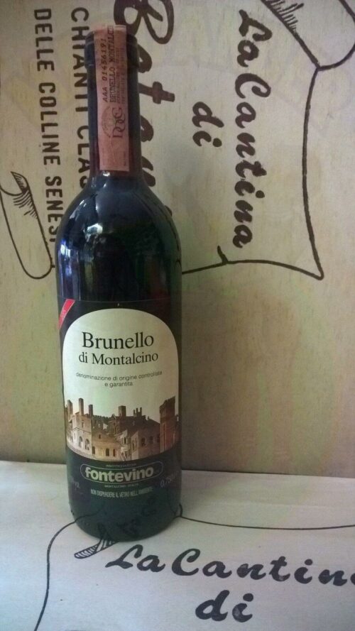 Brunello di Montalcino 1985 Fontevino Enoteca Batani Andrea Torrefazione bottiglie Siena