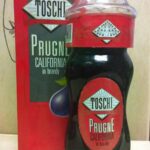 bottiglia di Prugne California in Brandy Toschi