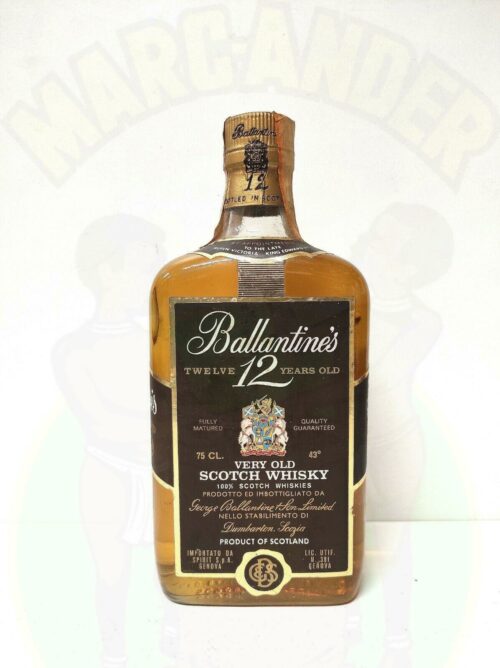 Whisky Ballantine's 12 anni Vintage Scozia Enoteca Batani Andrea Torrefazione bottiglie Siena