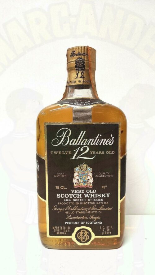 Whisky Ballantine's 12 anni Vintage Scozia Enoteca Batani Andrea Torrefazione bottiglie Siena