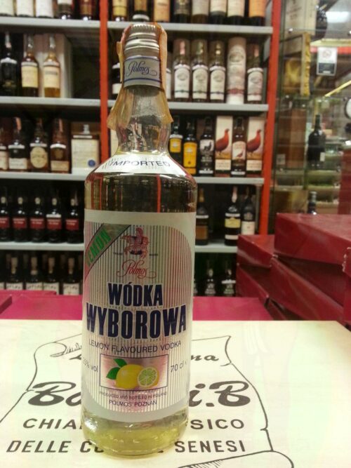 Wodka Wiborowa Limone Vintage Enoteca Batani Andrea Torrefazione bottiglie Siena