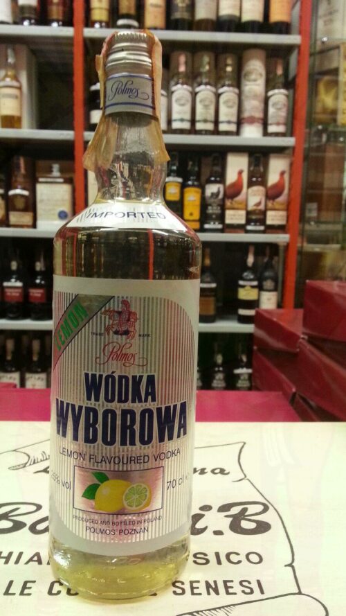 Wodka Wiborowa Limone Vintage Enoteca Batani Andrea Torrefazione bottiglie Siena