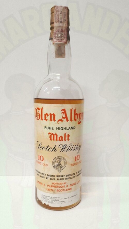 Glen Albyn 10 Years Old Vintage Enoteca Batani Andrea Torrefazione bottiglie Siena