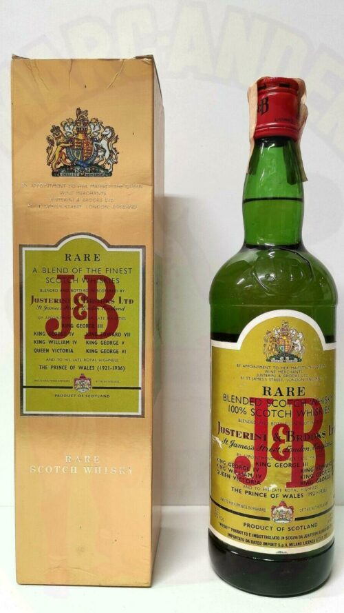 J&B Rare Whisky Vintage Enoteca Batani Andrea Torrefazione bottiglie Siena