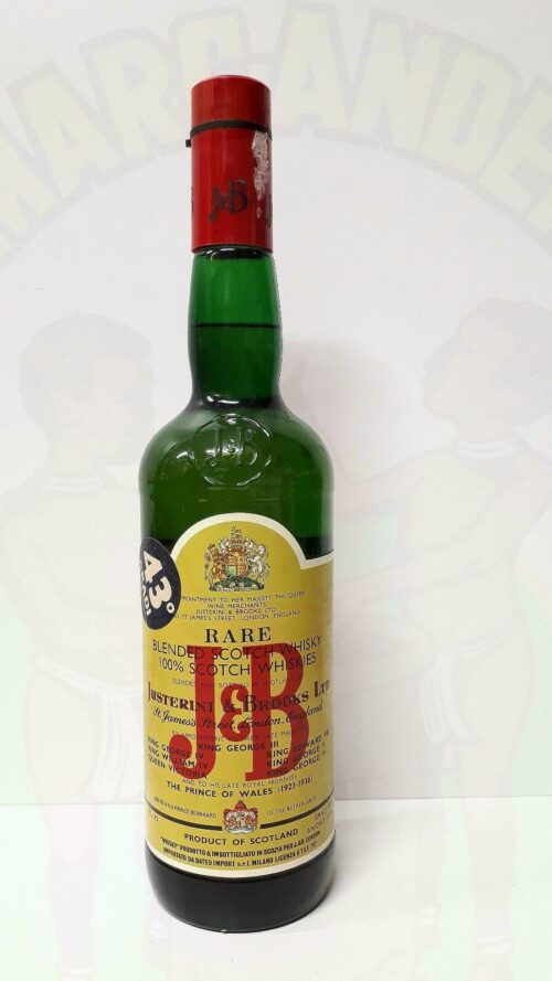 J&B Rare Whisky Vintage bottiglia di J&B Rare Blended Scotch Whisky