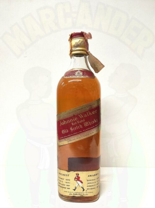 Johnnie Walker Red Label Whisky VINTAGE Enoteca Batani Andrea Torrefazione bottiglie Siena
