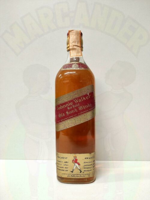 Johnnie Walker Red Label Whisky VINTAGE Enoteca Batani Andrea Torrefazione bottiglie Siena