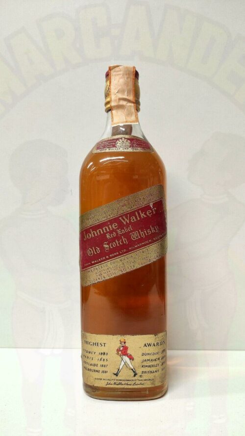 Johnnie Walker Red Label Whisky VINTAGE Enoteca Batani Andrea Torrefazione bottiglie Siena