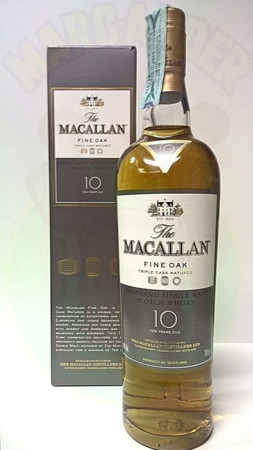 Macallan 10 yo Old Fine Oak Enoteca Batani Andrea Torrefazione bottiglie Siena