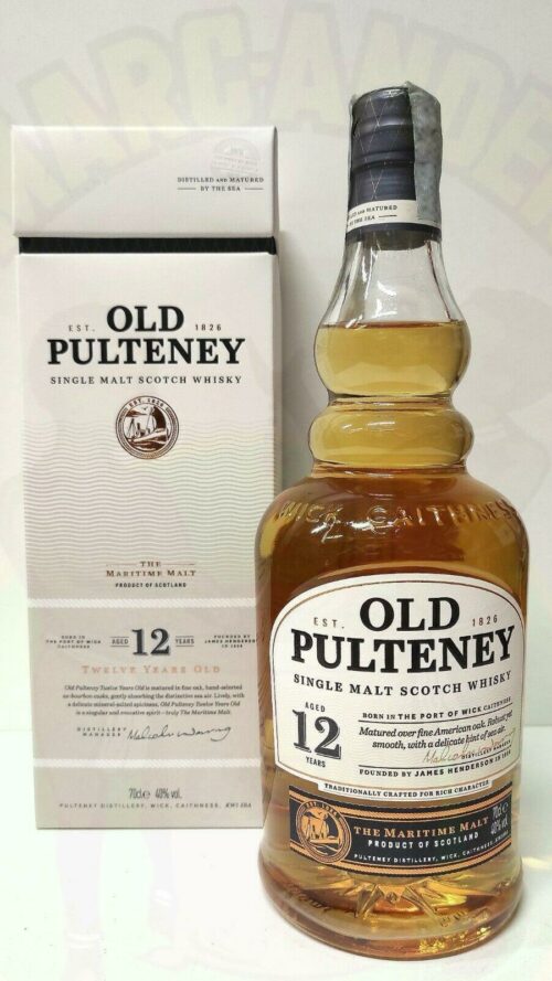 Whisky Ol Pulteney 12 years Old Enoteca Batani Andrea Torrefazione bottiglie Siena