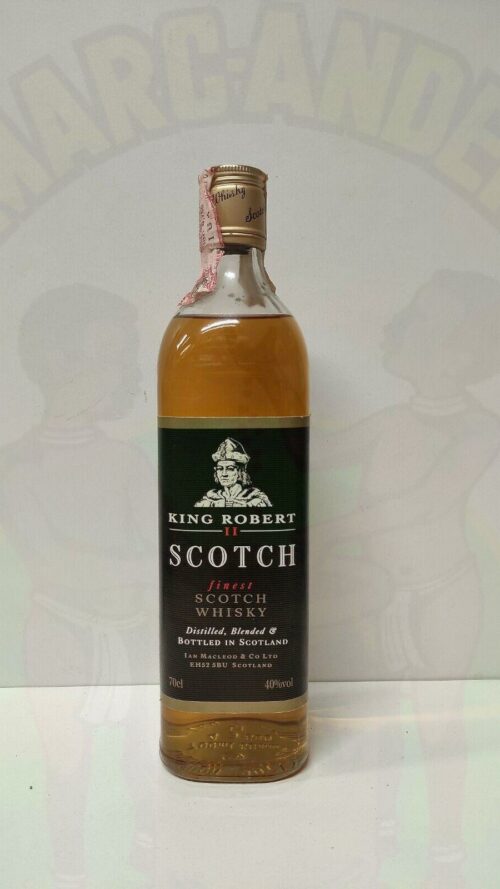 King Robert II Scotch VINTAGE Enoteca Batani Andrea Torrefazione bottiglie Siena