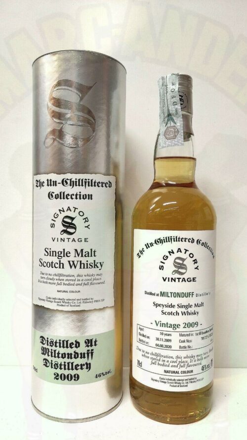 Signatory Vintage MILTONDUFF 10 Years Old Enoteca Batani Andrea Torrefazione bottiglie Siena