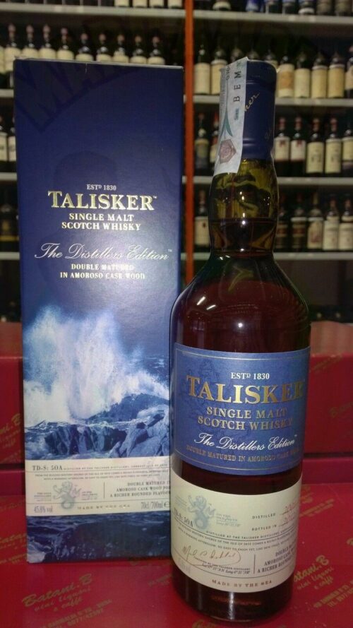 Talisker the Distillers Edition Single Malt Scotch Whisky Enoteca Batani Andrea Torrefazione bottiglie Siena