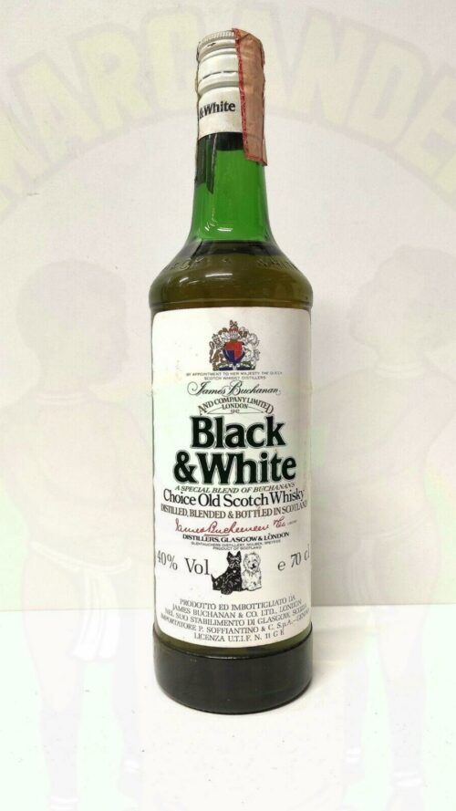 Whisky Black & White Vintage Scozia Enoteca Batani Andrea Torrefazione bottiglie Siena