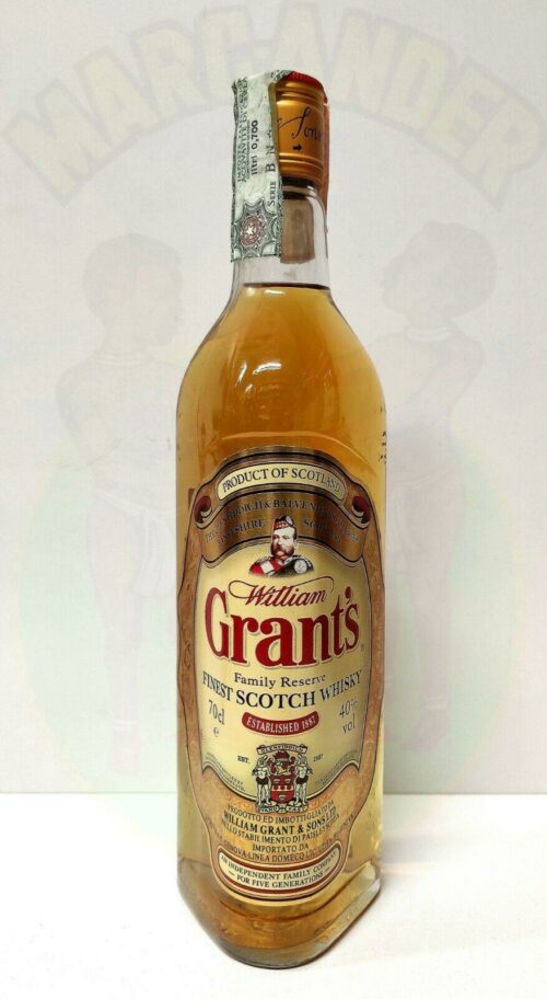 Whisky Grant's Vintage Scozia Enoteca Batani Andrea Torrefazione bottiglie Siena