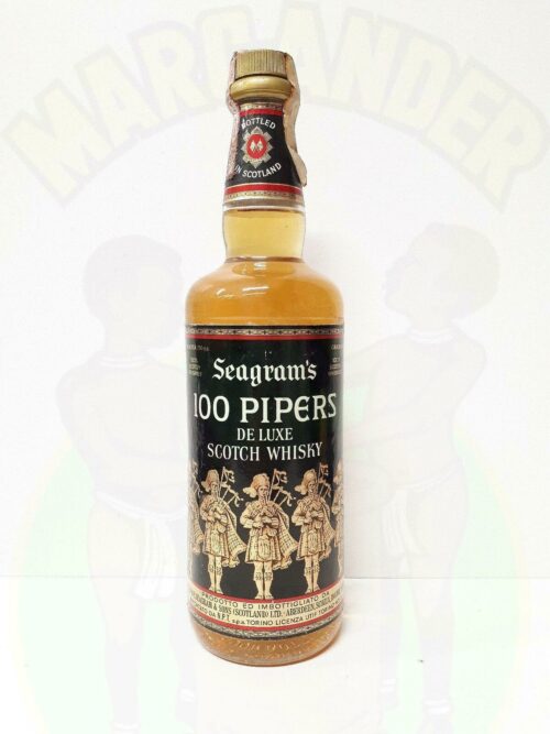 Whisky 100 Pipers Vintage Scozia Enoteca Batani Andrea Torrefazione bottiglie Siena