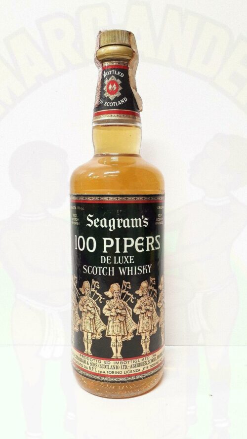 Whisky 100 Pipers Vintage Scozia Enoteca Batani Andrea Torrefazione bottiglie Siena