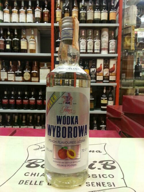 Wodka Wiborowa Pesca Vintage Enoteca Batani Andrea Torrefazione bottiglie Siena