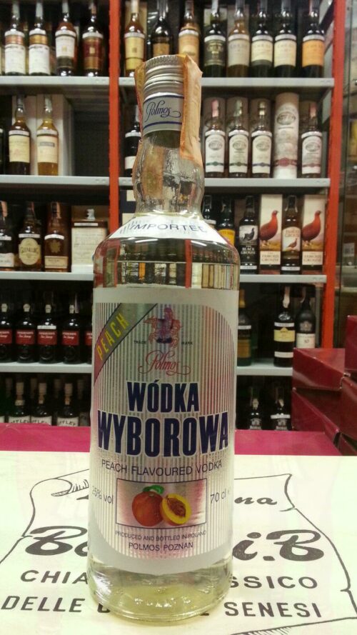 Wodka Wiborowa Pesca Vintage Enoteca Batani Andrea Torrefazione bottiglie Siena