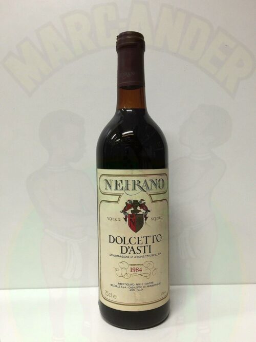 Neirano Dolcetto D'Asti 1984 Enoteca Batani Andrea Torrefazione bottiglie Siena