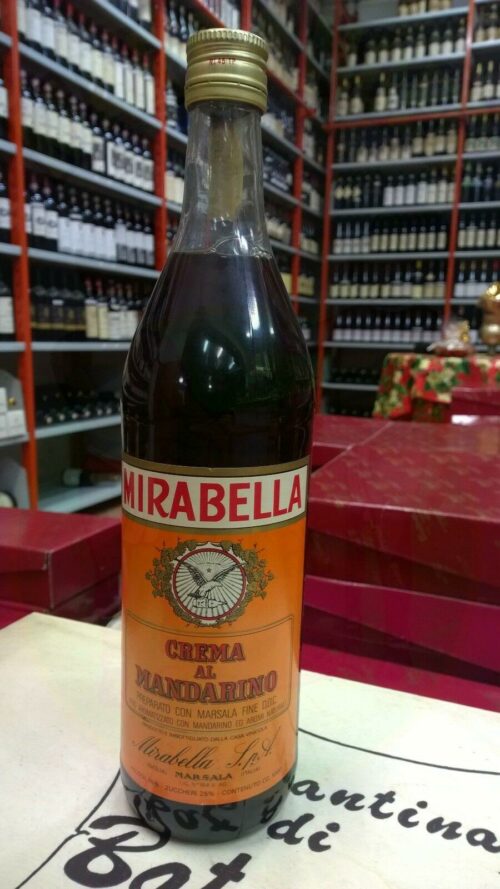 Mirabella Crema al Mandarino Vintage Enoteca Batani Andrea Torrefazione bottiglie Siena