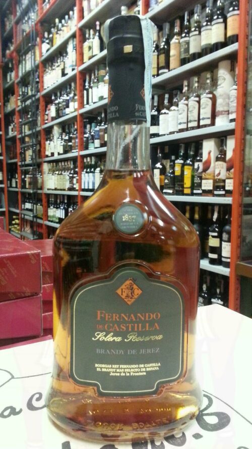 Brandy Fernando de Castilla Enoteca Batani Andrea Torrefazione bottiglie Siena