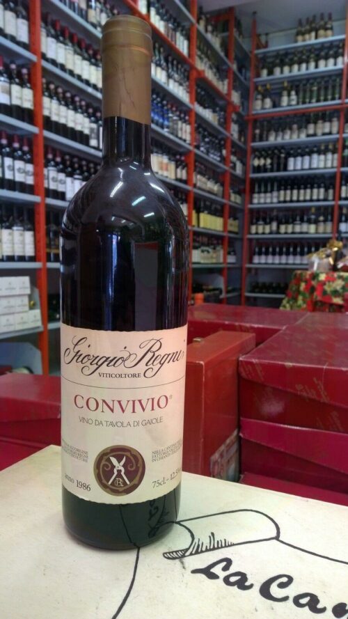 Convivio Viticoltore Giorgio Regni 1986 Enoteca Batani Andrea Torrefazione bottiglie Siena