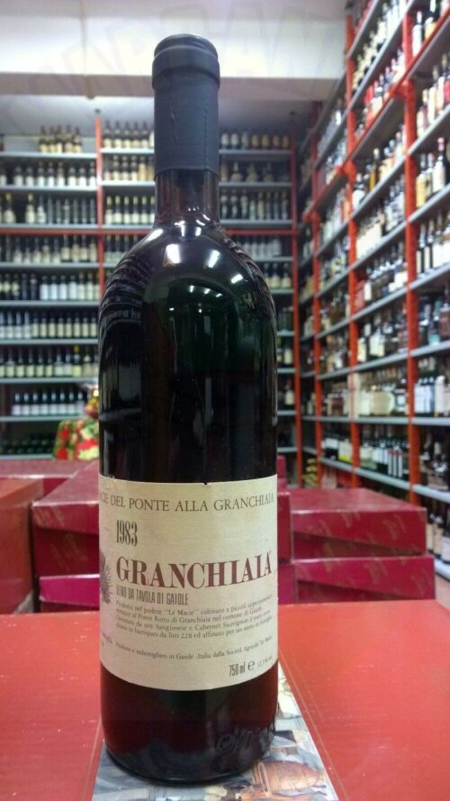 Granchiaia 1983 Gaiole Enoteca Batani Andrea Torrefazione bottiglie Siena