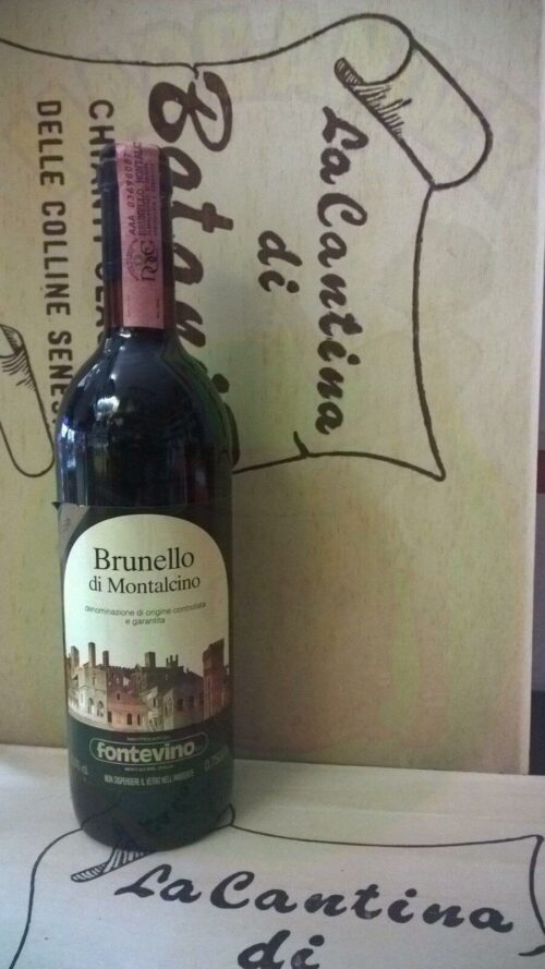 Brunello di Montalcino 1986 Fontevino Enoteca Batani Andrea Torrefazione bottiglie Siena