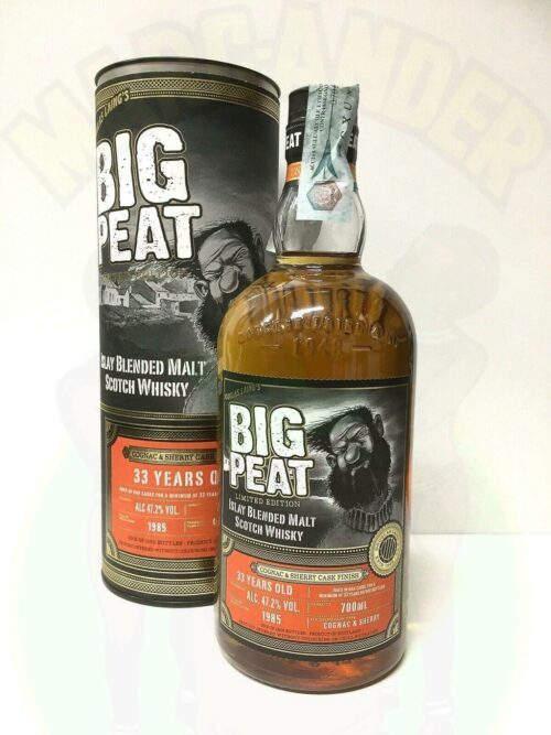 Whisky Big Peat 33 anni Scozia Enoteca Batani Andrea Torrefazione bottiglie Siena