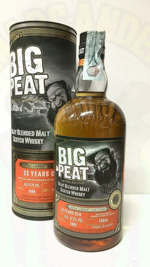 Whisky Big Peat 33 anni Scozia Enoteca Batani Andrea Torrefazione bottiglie Siena