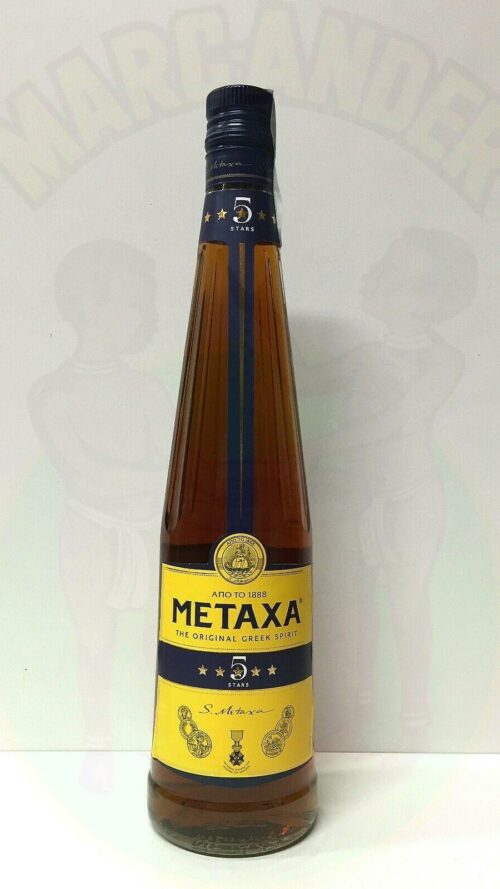 Brandy Metaxa 5 anni Enoteca Batani Andrea Torrefazione bottiglie Siena