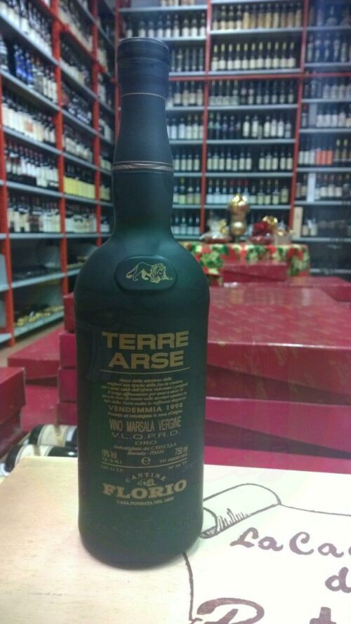Terre Arse vendemmia 1998 VINTAGE Enoteca Batani Andrea Torrefazione bottiglie Siena