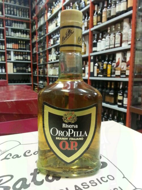 Brandy Oro Pilla Riserva Enoteca Batani Andrea Torrefazione bottiglie Siena